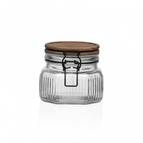 ACACIA LID JAR 600ML