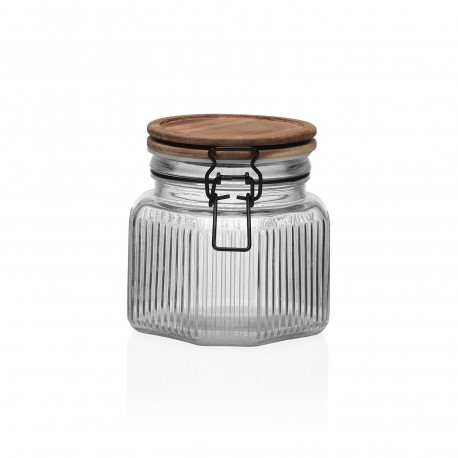 ACACIA LID JAR 800ML