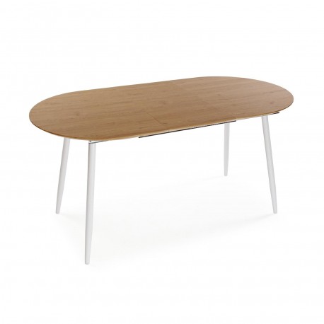 WHITE EXTENDABLE DOINYO TABLE