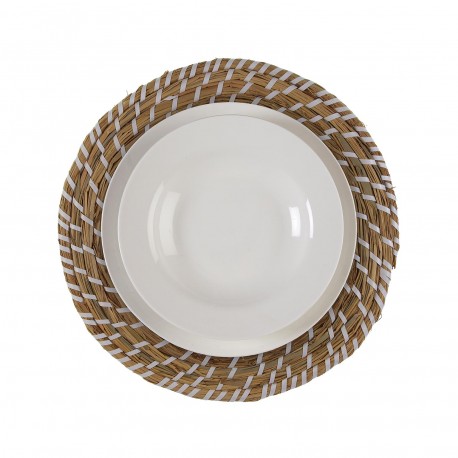 WHITE PLACEMAT 38 CM