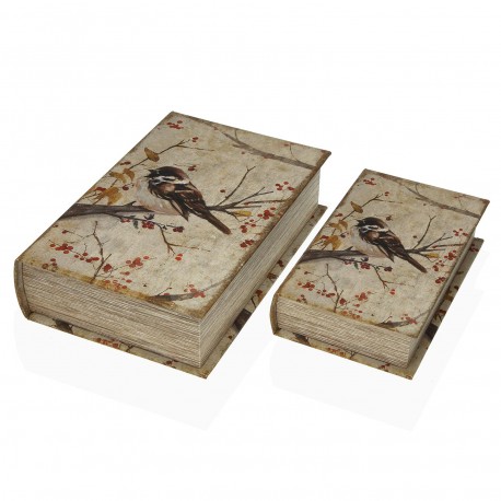 SET OF 2 BOOKS BOX