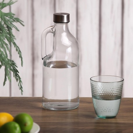 CLEAR BOTTLE WITH HANDLE