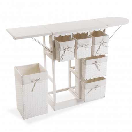 WHITE BASIC UNIT WITH BASKETS
