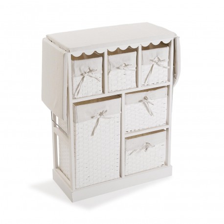 WHITE BASIC UNIT WITH BASKETS