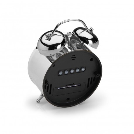 SILVER ALARM CLOCK