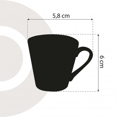 PETER SET 6 CUPS & SAUCERS
