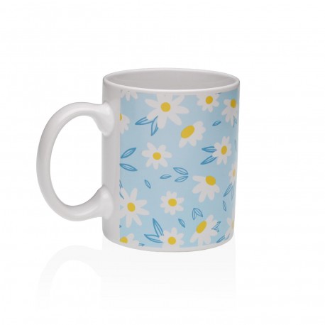 BLUE DAISY TEA MUG