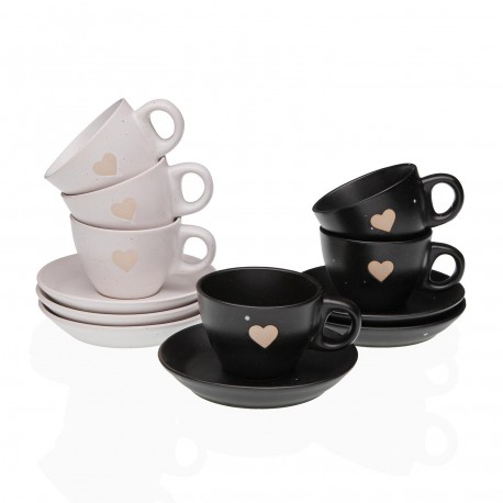ELLIS COFFEE CUP & SAUCER SET OF 6
