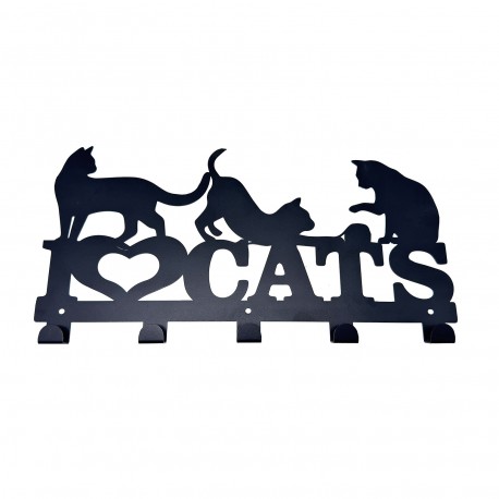 BLACK CATS COAT RACK