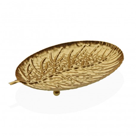 GOLD OVAL LEAF CENTREPIECE "M"