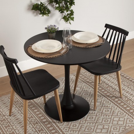 BLACK KITCHEN TABLE
