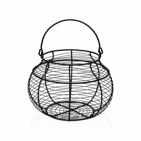 BLACK EGG BASKET