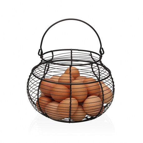 BLACK EGG BASKET