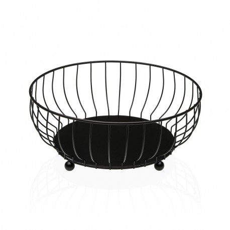 BLACK FRUIT PLATTER 27.5CM