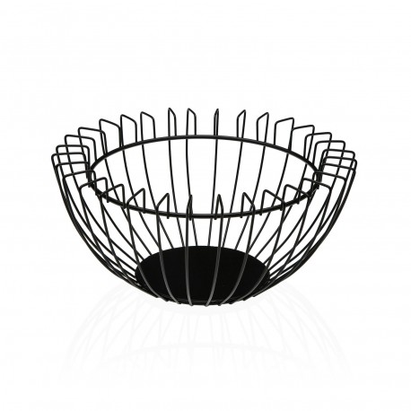 BLACK FRUIT PLATTER 26CM