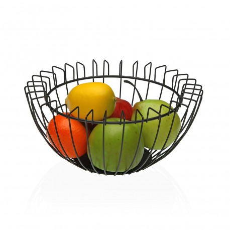 BLACK FRUIT PLATTER 26CM