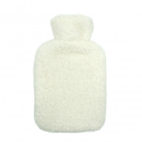 WHITE LAMB HOT WATER BOTTLE 1.7L