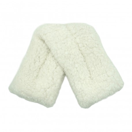 WHITE LAMB THERMAL PILLOW