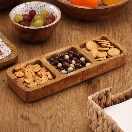 BLUME THREE-SECTION PLATTER