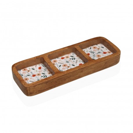 VERDI THREE-SECTION PLATTER