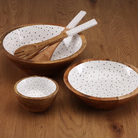 SPECKLE SALAD BOWL