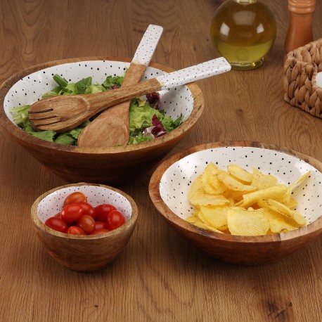 SPECKLE SALAD BOWL