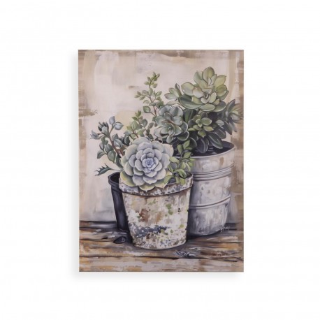 ASSORTED VASES CANVAS PICTURE 30 X 40