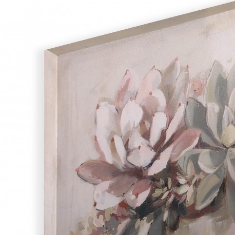 ASSORTED FLOWERS CANVAS PICTURE 40 X 40