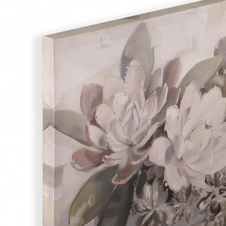 ASSORTED FLOWERS CANVAS PICTURE 40 X 40