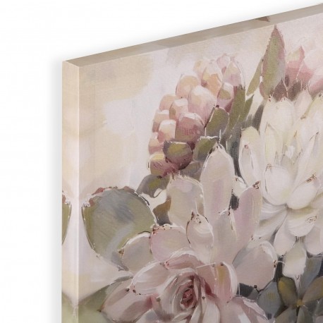 ASSORTED FLOWERS CANVAS PICTURE 40 X 40