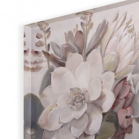 ASSORTED FLOWERS CANVAS PICTURE 40 X 40