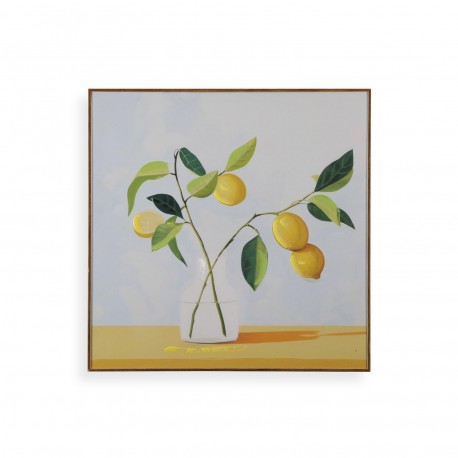 ASSORTED LEMONS CANVAS PICTURE 40 X 40