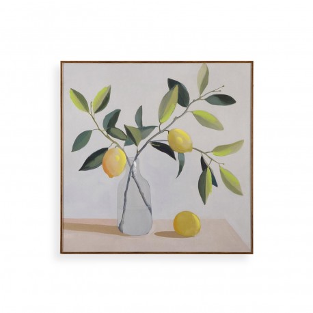 ASSORTED LEMONS CANVAS PICTURE 40 X 40