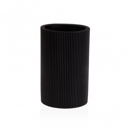 BLACK TOOTHBRUSH HOLDER