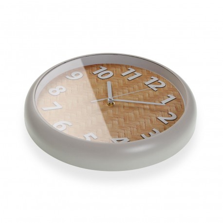 NATURAL WALL CLOCK 30CM