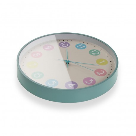 MULTICOLOUR WALL CLOCK 30CM