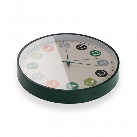 MULTICOLOUR WALL CLOCK 30CM