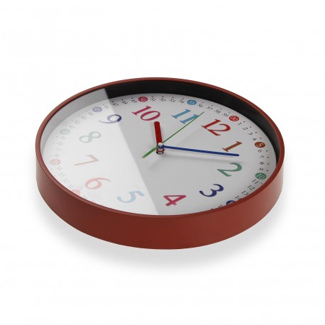 MULTICOLOUR WALL CLOCK 30CM