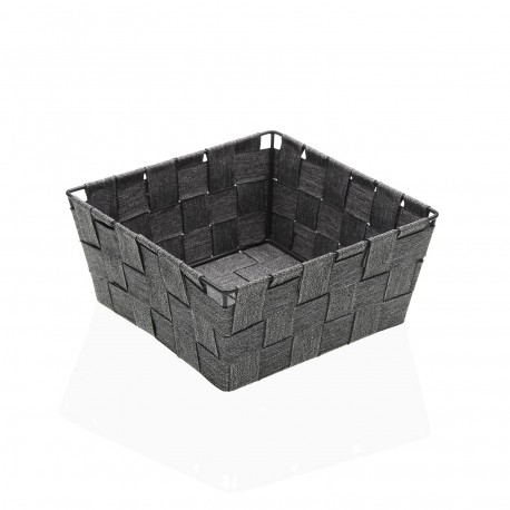 GREY SQUARE BASKET 19 X 19