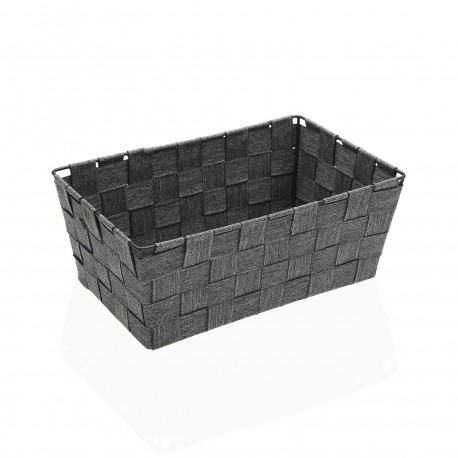 GREY SQUARE BASKET 27 X 17