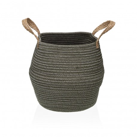 LIGHT GREY ROUNDED BASKET