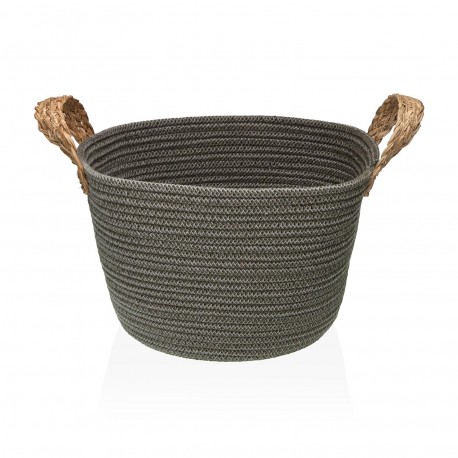 LIGHT GREY CONICAL BASKET