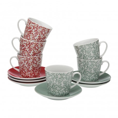 NINA TEA SET 6 CUPS