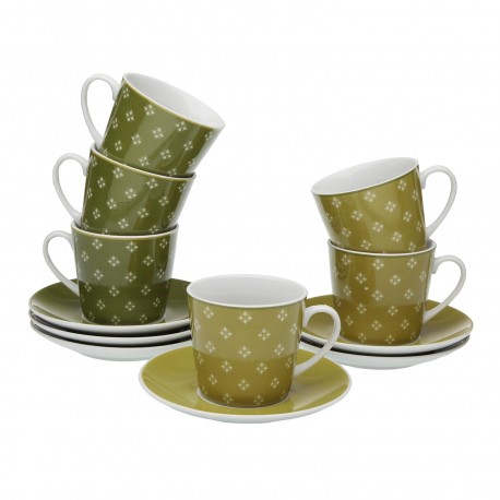 NUKA TEA SET 6 CUPS