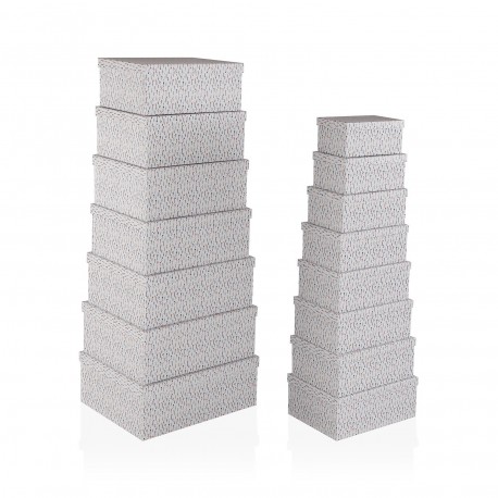 SET OF 15 "BLUME" CARDBOARD BOXES