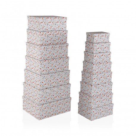 SET OF 15 "VERDI" CARDBOARD BOXES