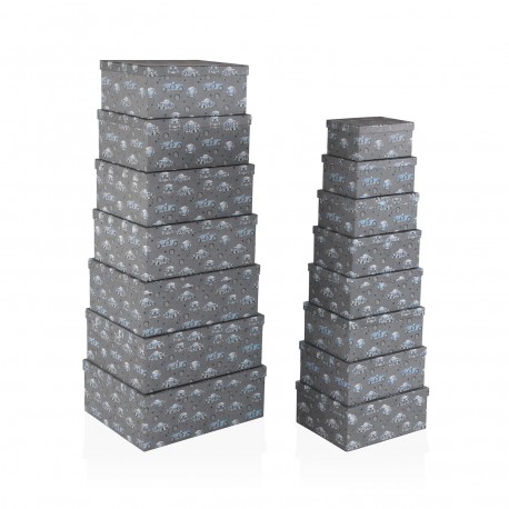 SET OF 15 "CLASSICS" CARDBOARD BOXES