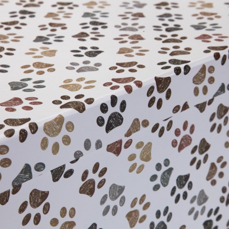 SET OF 10 "PETPRINT" CARDBOARD BOXES
