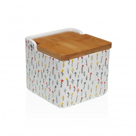 BLUME SALT BOWL WITH BAMBOO LID