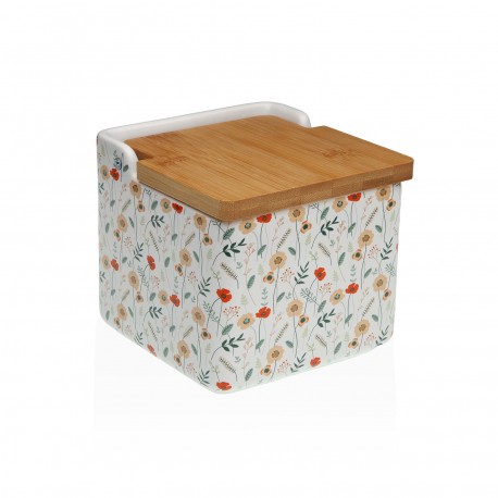 VERDI SALT BOWL WITH BAMBOO LID